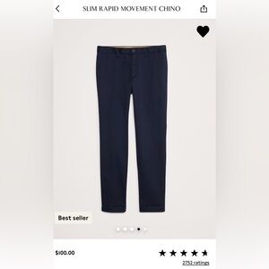 Banana Republic slim rapid movement chino